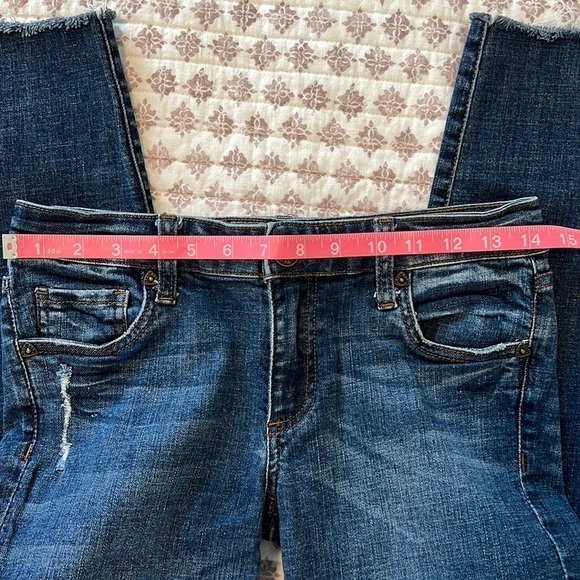 KUT from the KLOTH Asher Ankle Straight Leg Women's Size 0 Distressed Jeans - Picture 11 of 17